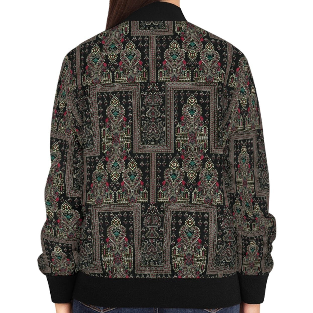 Women's Bomber Jacket - Mughal Majestic