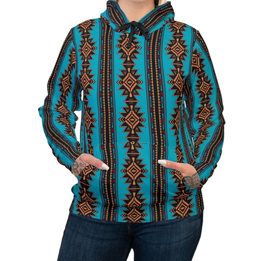 Unisex Athletic Hoodie - Navajo Echo