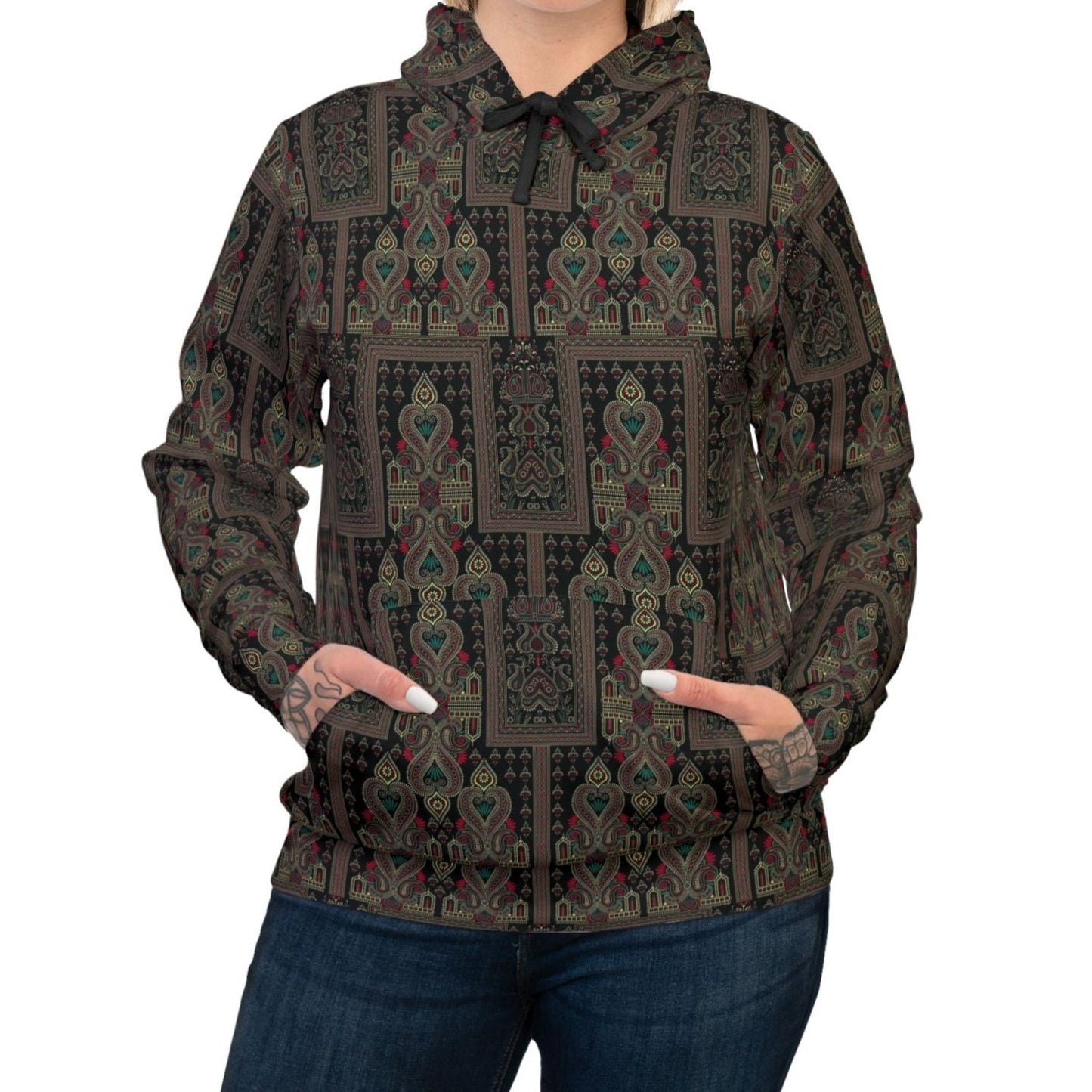 Unisex Athletic Hoodie - Mughal Majestic