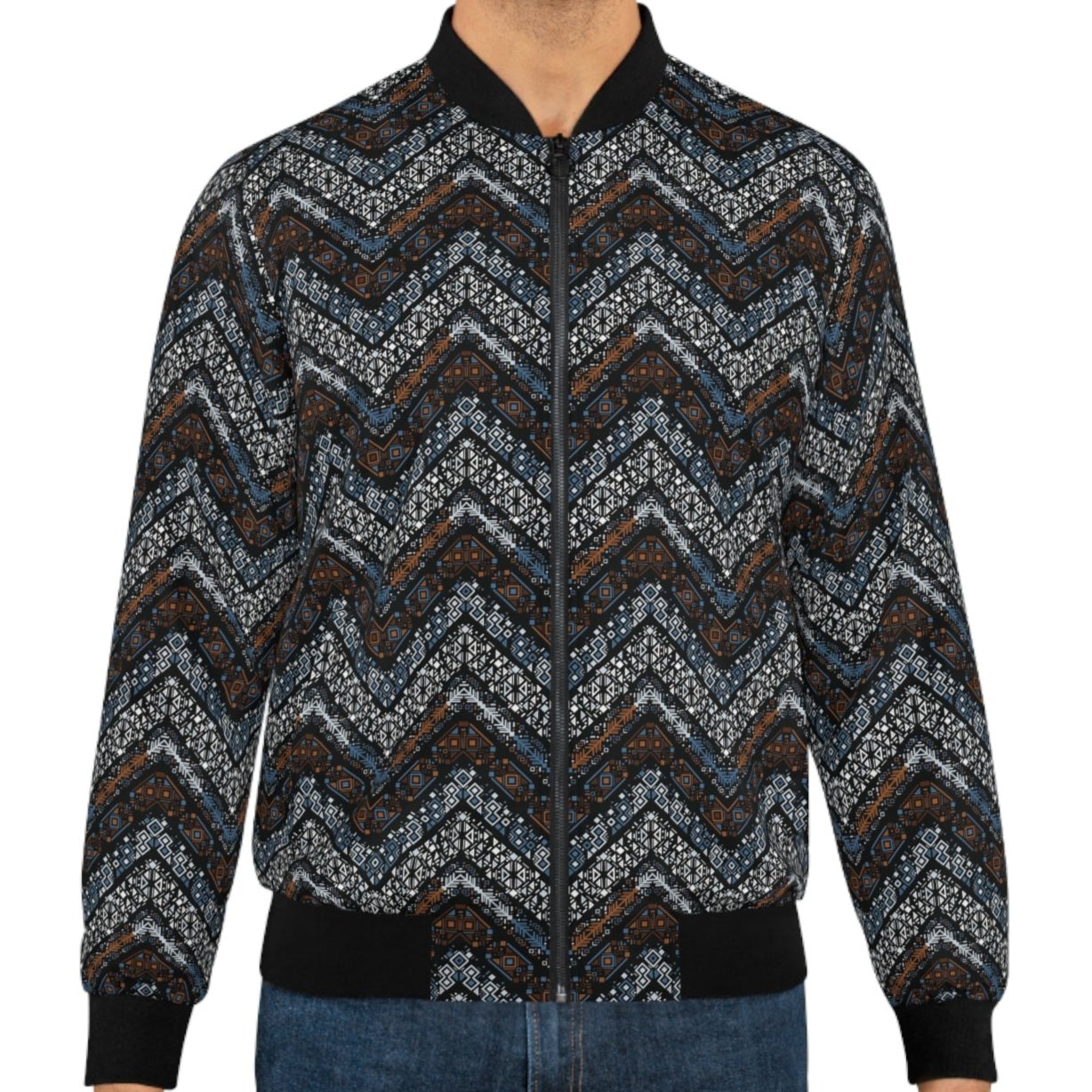 Men's Bomber Jacket - Nizhoni Weave