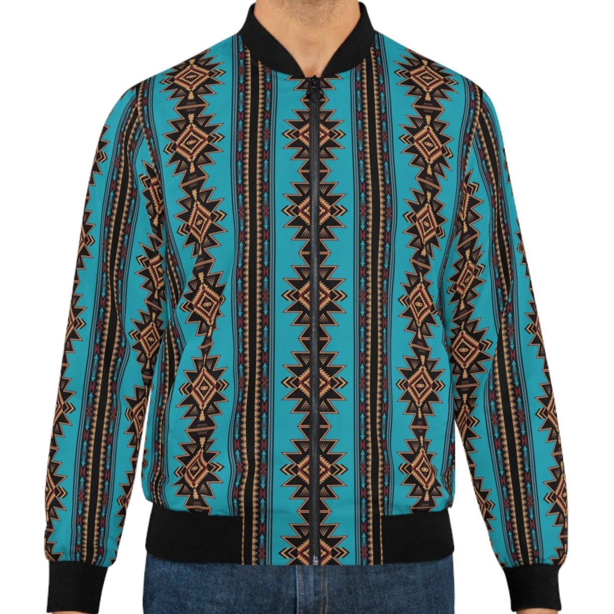 Men's Bomber Jacket - Navajo Echo