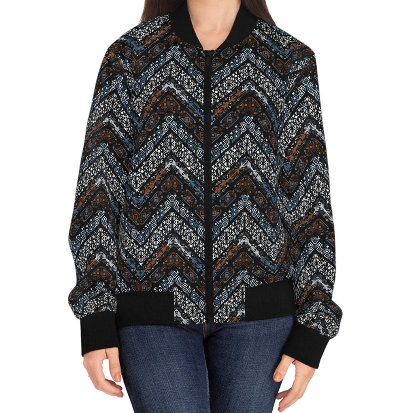 Women's Bomber Jacket - Nizhoni Weave