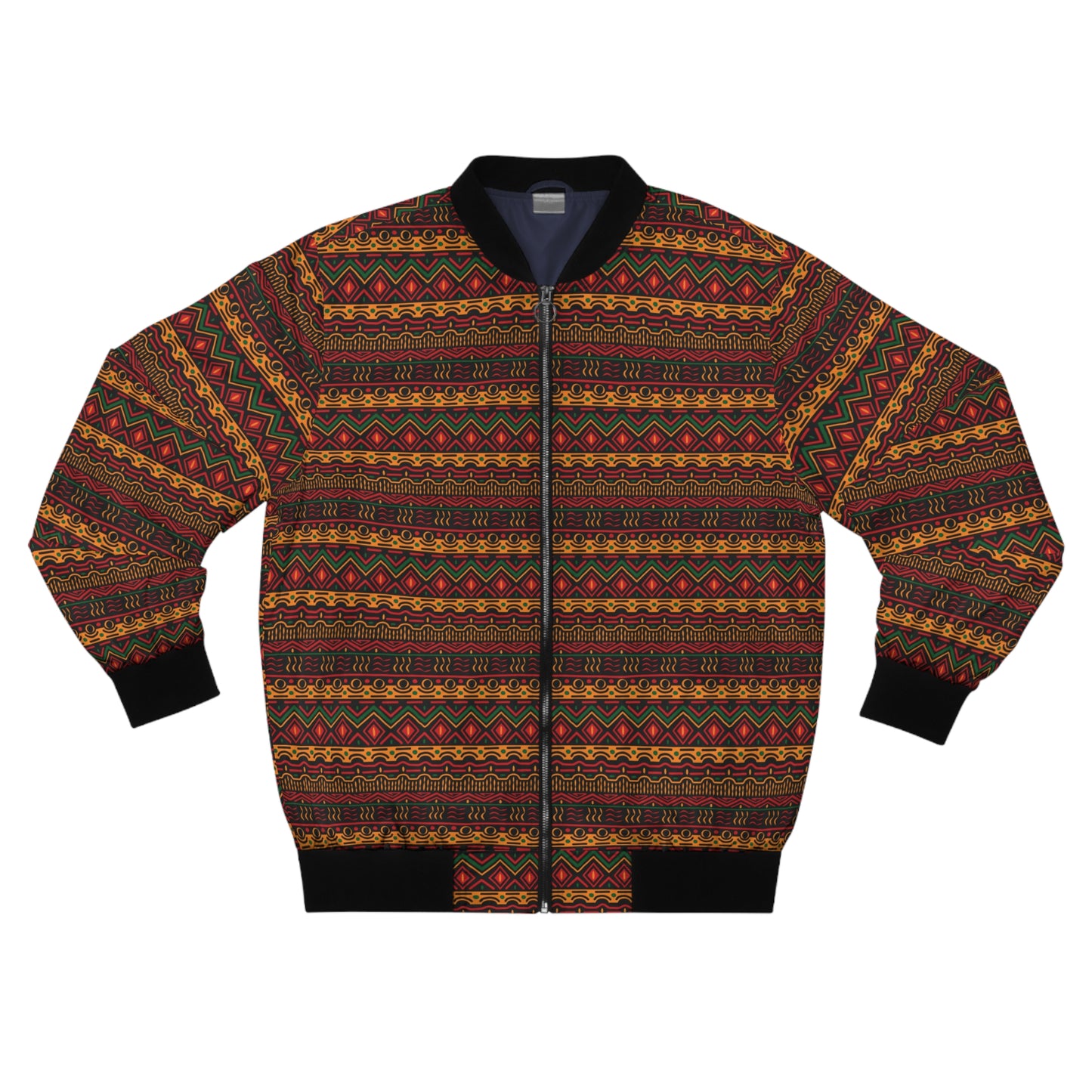 Men's Bomber Jacket - Kente Essence