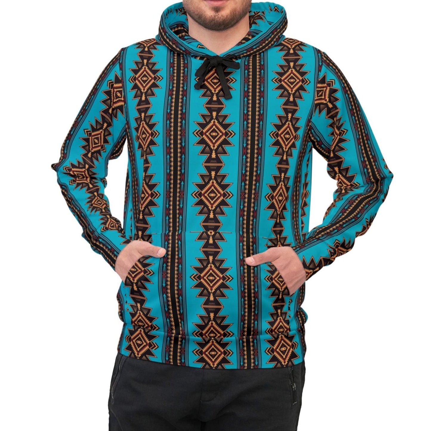 Unisex Athletic Hoodie - Navajo Echo